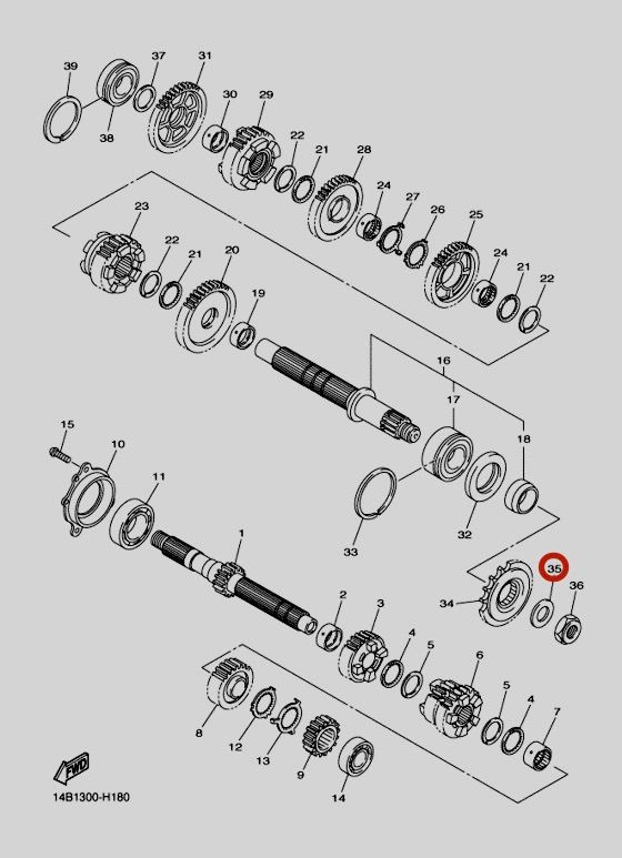 , Новий, YAMAHA original