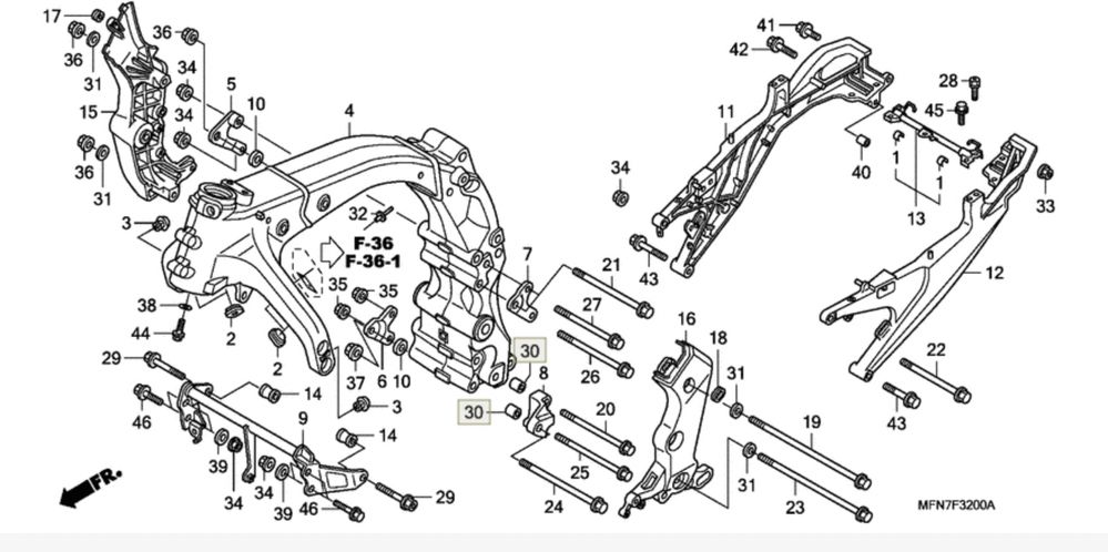 Втулка подвески  (10x16) 90199-MBW-000, Новый, HONDA original