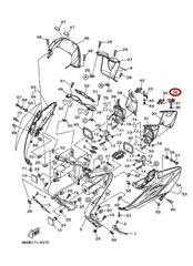 Ручка открытия бардачка L T-Max500 3gen 2008-, Новый, YAMAHA original