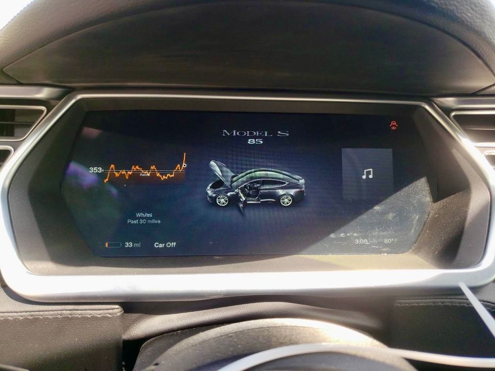 2014 TESLA MODEL S 85кВт $14900 на ходу. в дороге