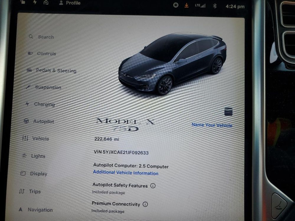 2018 TESLA MODEL X