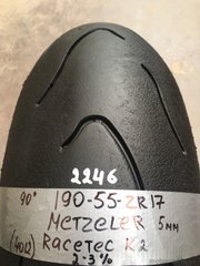 METZELER RACETRC K2 190-55ZR17 [4012] 5мм