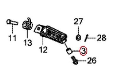 Приставка слайдера подножки, Новый, HONDA original