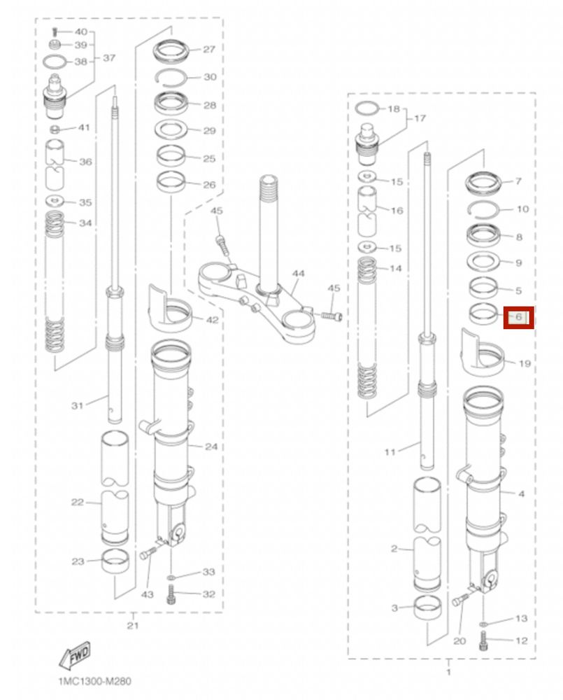 Направляющий слайдер пера FJR1300, Новый, YAMAHA original